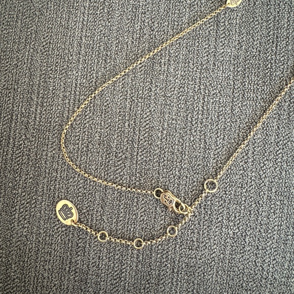 💝😍Juicy couture rhinestone heart pendant necklace with gold chain! - Picture 10 of 11